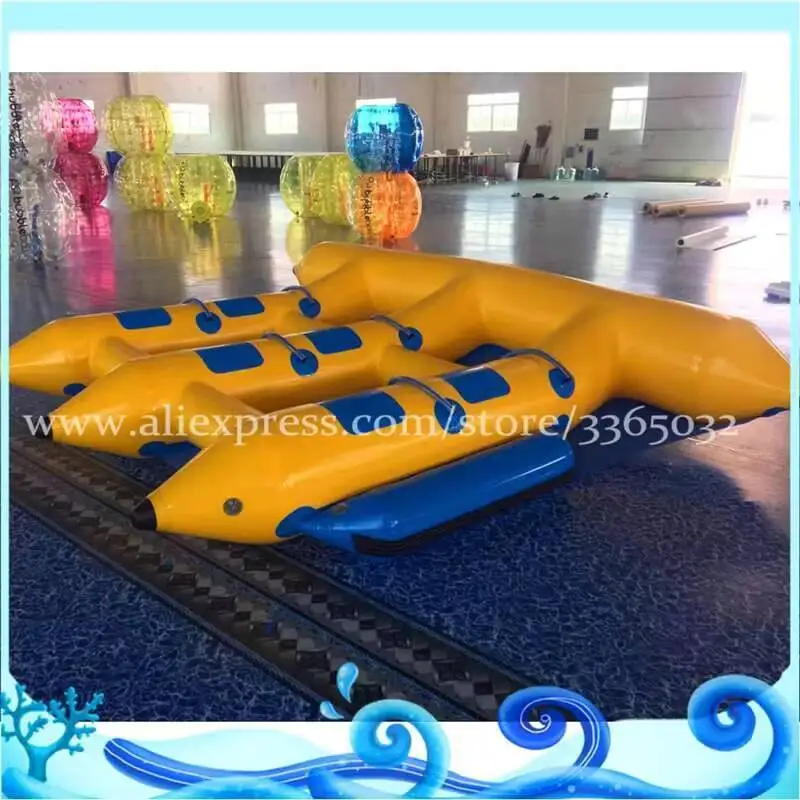 

Flying Fish Inflatable Towable 6 Persons Fly Fish Banana Boat Water Sports Games