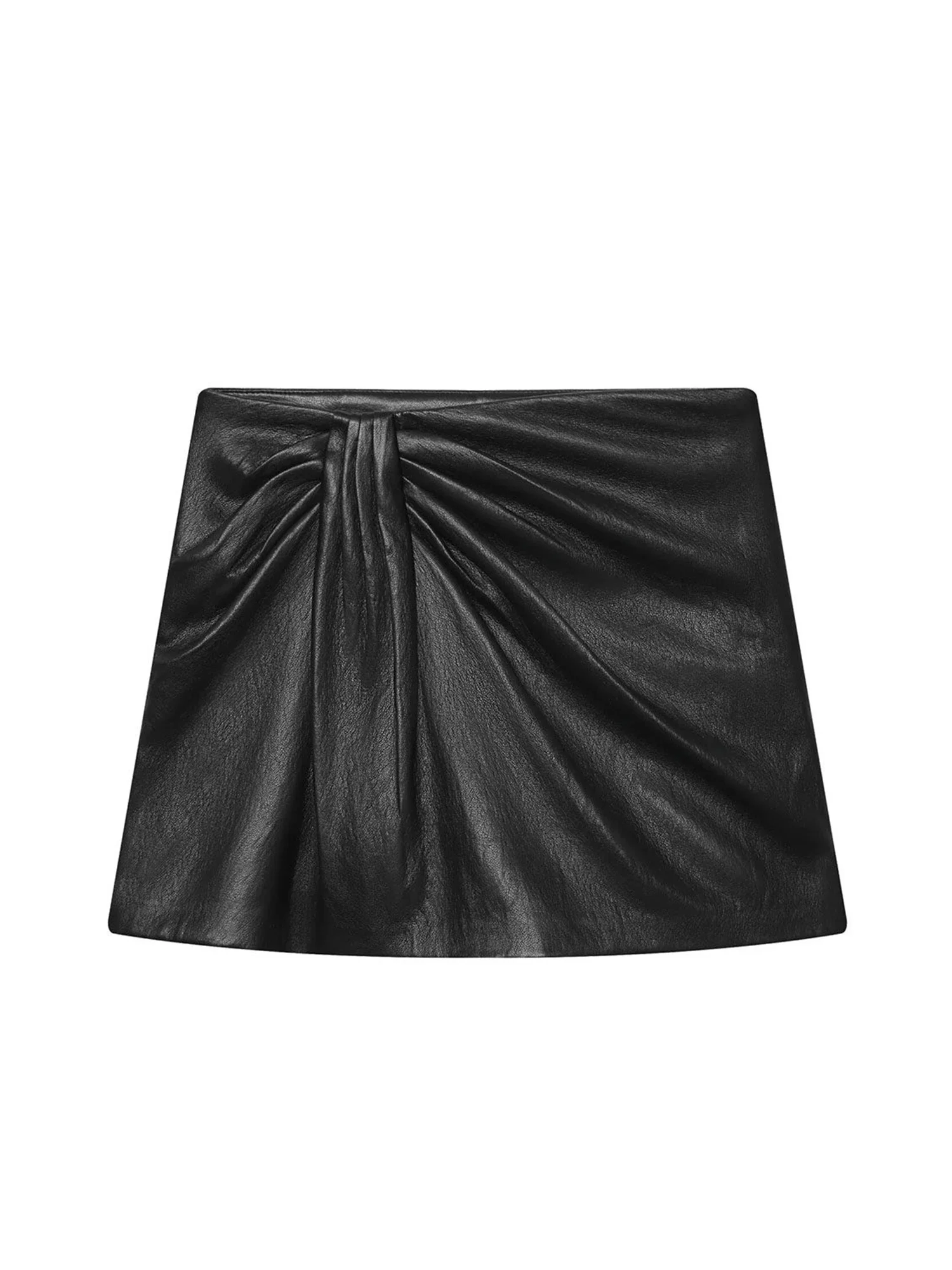 Women Black Gothic Mini Pleated Skirt Low Waist Short Skirt Harajuku Y2k A-line 2000s Summer Clothes
