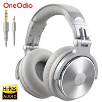 Oneodio Pro 10 auriculares con cable sobre la oreja auriculares con cable de Audio de alta resolución con micrófono estudio DJ auriculares estéreo 3,5mm/6,35mm
