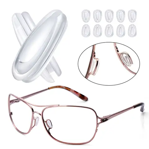 OOWLIT 고무 투명 코받침 교체품, 오클리 믹서기 OO4059-59mm, 편향 OO4061-59mm, 피드백 OO4079-59mm 선글라스
