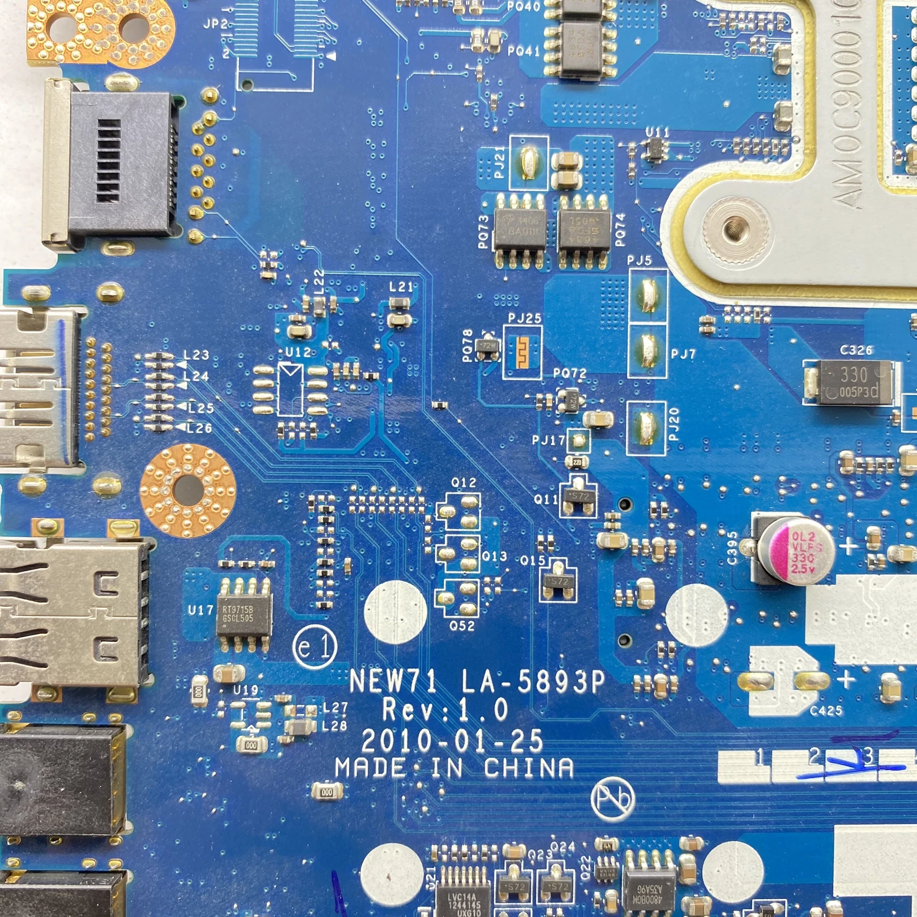 MBBRB02001 LA-5891P LA-5893P LA-5894P لشركة أيسر 5740 5741 5741G 5742 5742G اللوحة الأم للكمبيوتر المحمول مع N12P-GS-A1 GPU DDR3 100% اختبار #3