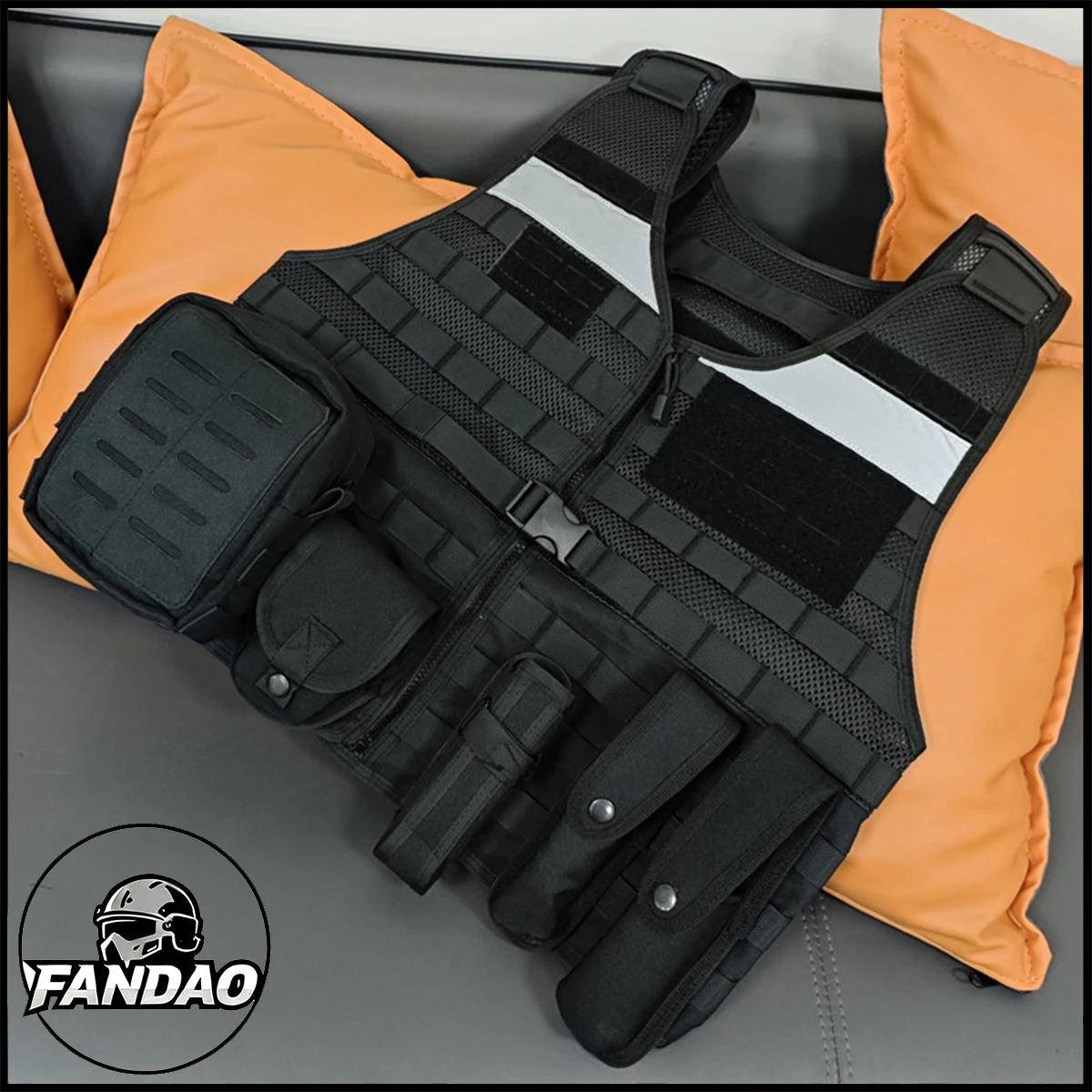 

Duty Tactical Vest Multi Breathable Combat Waistcoat for Security Patrol Outdoor Guard Duty Field Operations Tactical Training