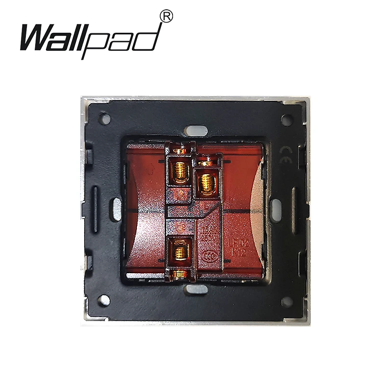 1 2 3 Gang Light Switch LED Power On / Off Interruptor Tempered Glass Frame Push Button 1 Way 2 Way Wall Panel 16A AC 250V - Image 3