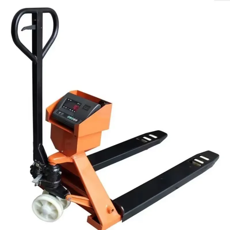 2 Ton 2.5 Ton Manual Hydraulic Pallet Jack Truck with Built in Scale and Printer for Warehouse Logistics Handling Equipment