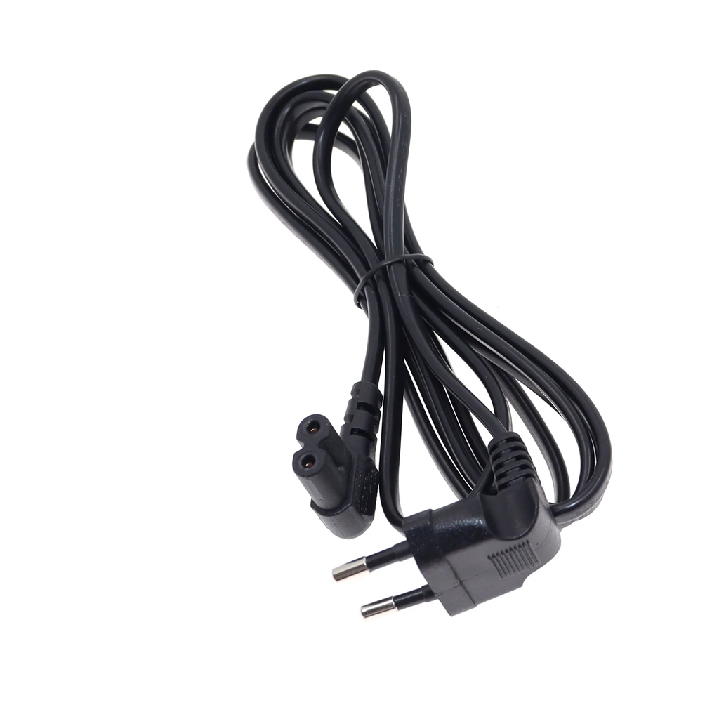 90 Degree Schuko CEE7/16 Europe 2pin Male to Right Angled IEC 320 C7 Power Supply Cord Cable 1.5m/2m