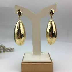 Yuminglai Big Drop Earrings Women Girls Dangle Earrings Unique Dubai Goldplated Earrings For Female Statement Jewelry FHK15975