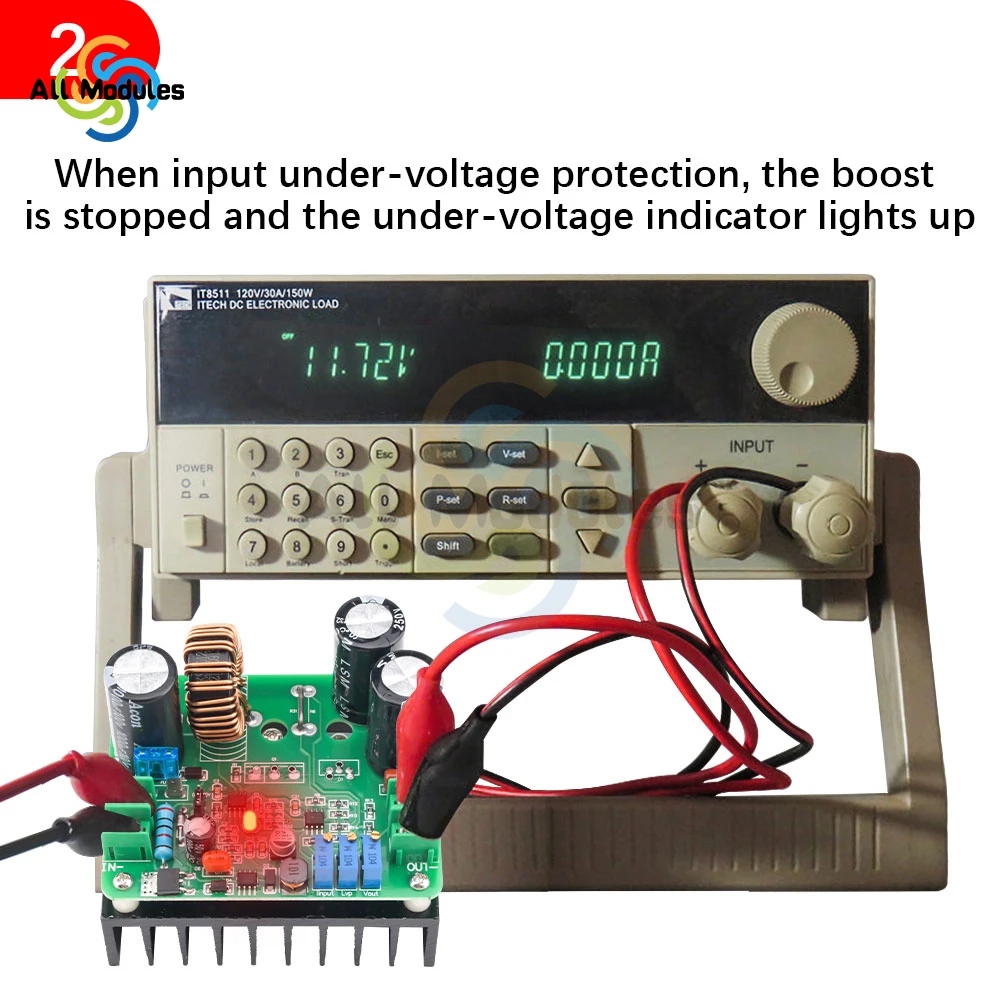 BT900W DC 120V 15A Regulated Constant Current Power Supply Adjustable High Power Boost 120V 15A Charger Power Supply Module