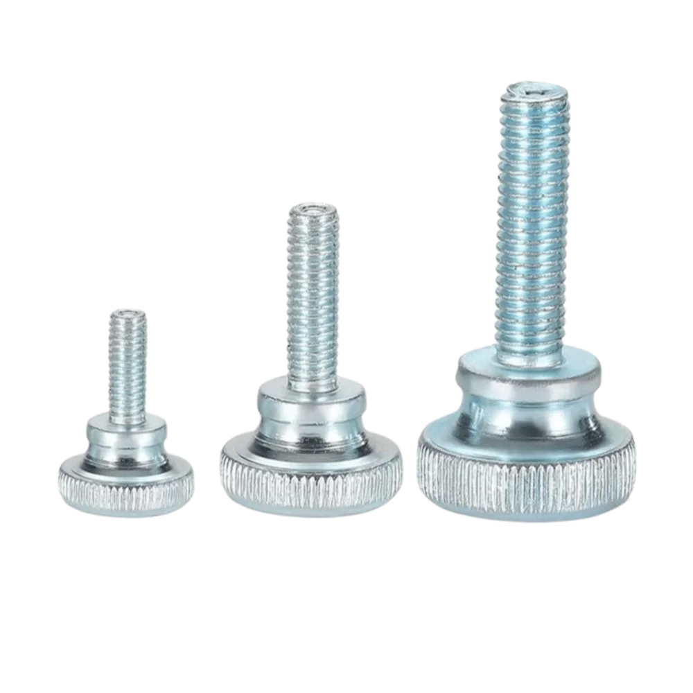 

45pcs Large Head GB834 Knurled Screws High Head Fasten Button Round Head Screws Durable Industrial Grade Thumb Screws
