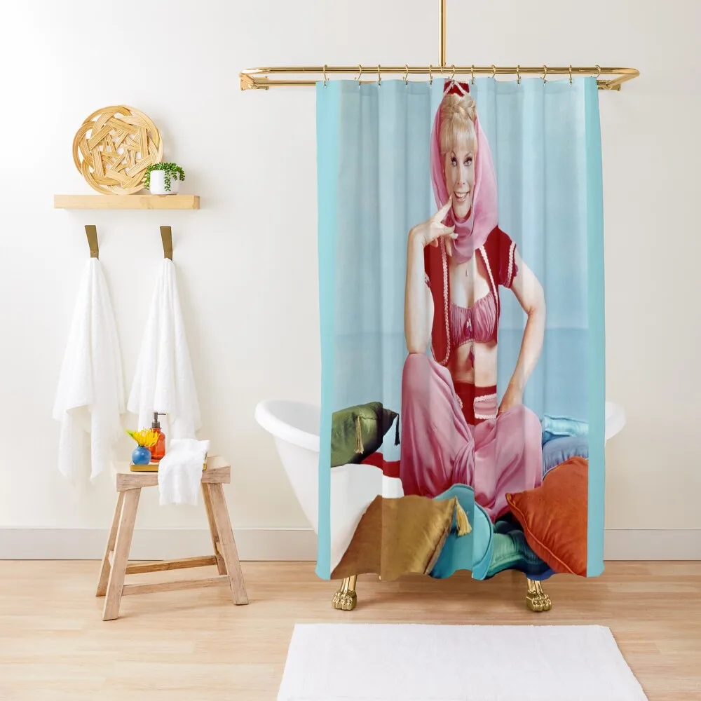 

I Dream of Jeannie -Barbara Eden Shower Curtain Set For Bathroom Elegant Bathroom Waterproof Fabric Shower Cover Curtain