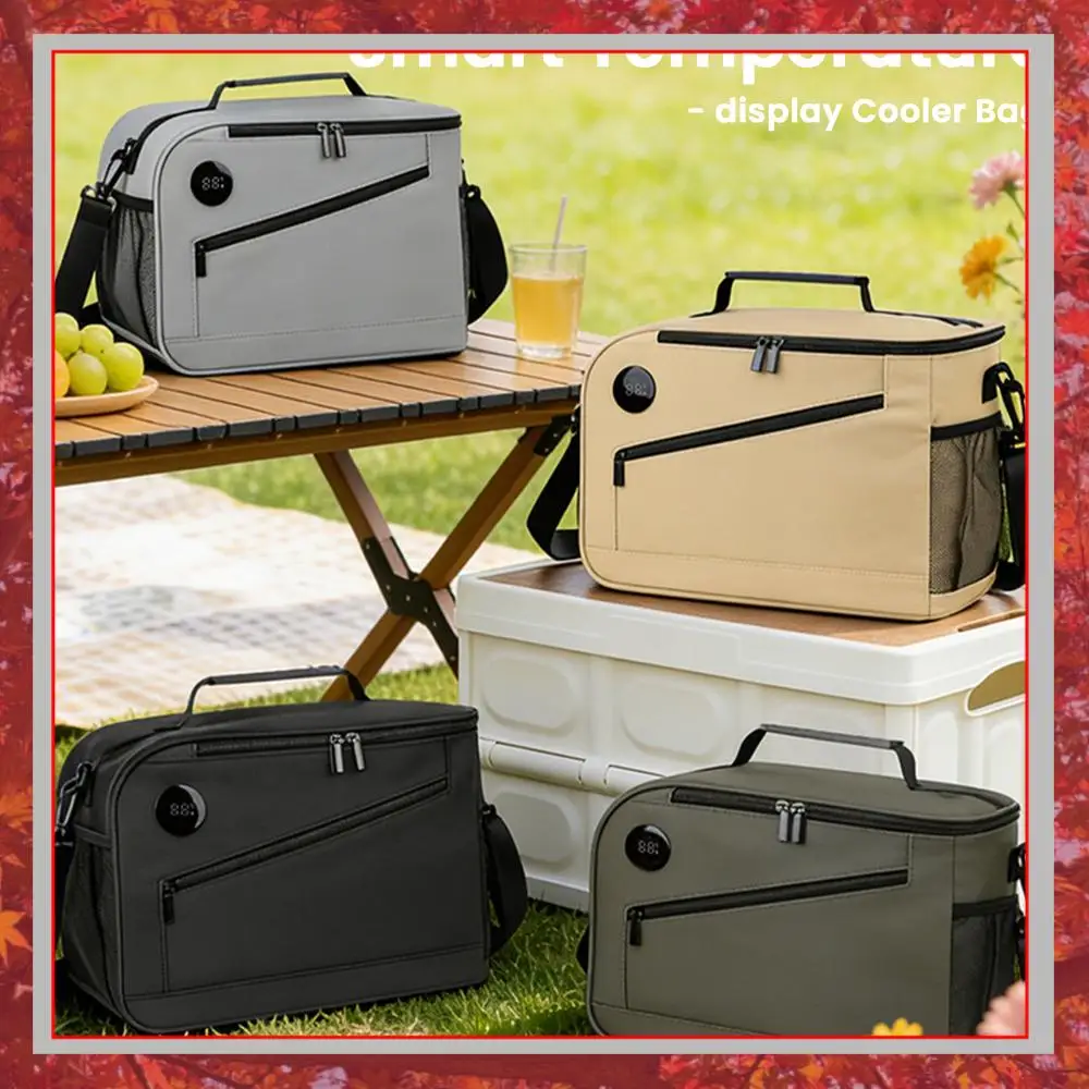 

Cooler Bag with Shoulder Strap Large Lunch Tote Portable Travel Cooler Bags for Women Men Adult Work Picnics Outings