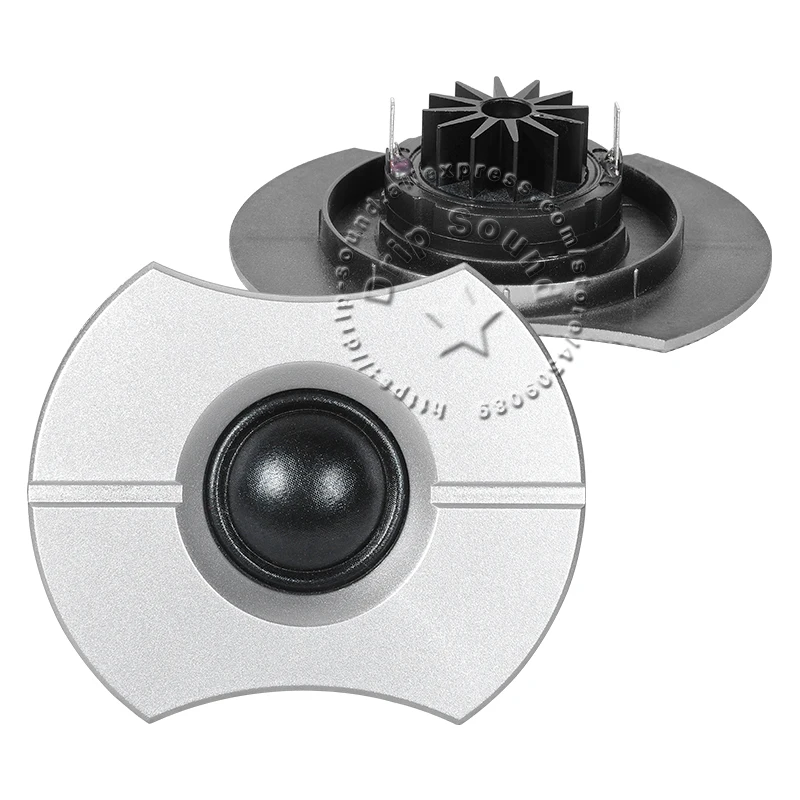 Haut-parleur magnétique NdFeB avec dissipateur thermique, haut-parleur triple, twecirculation, 4 Ohm, 6 Ohm, 8Ohm, 20W, doré, argenté, noir, 2 pièces