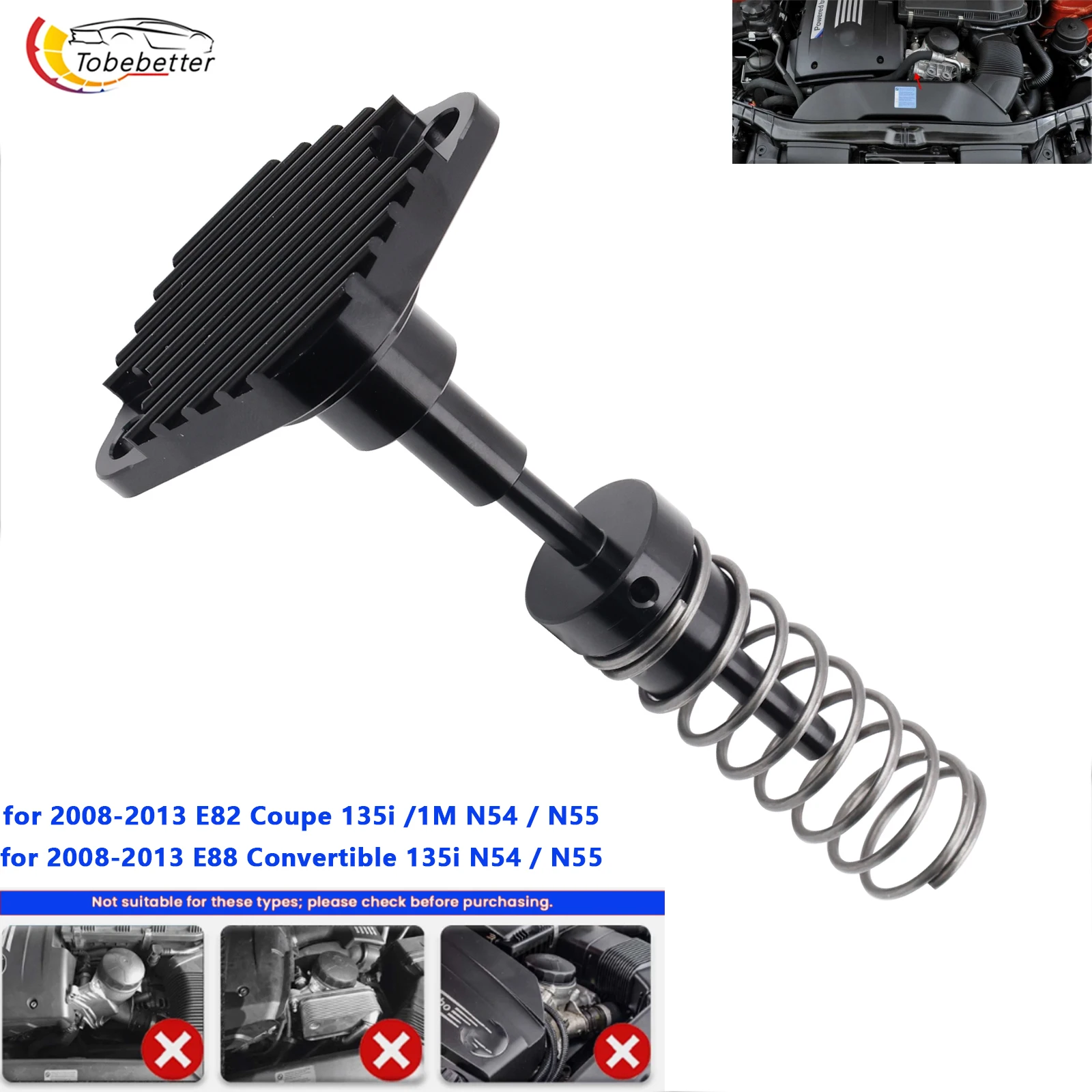performance For BMW N54 N55 E82 E88 135i /1M 2008-2013 Low Temperature Thermostat Parts Sport Oil Cooler Valve