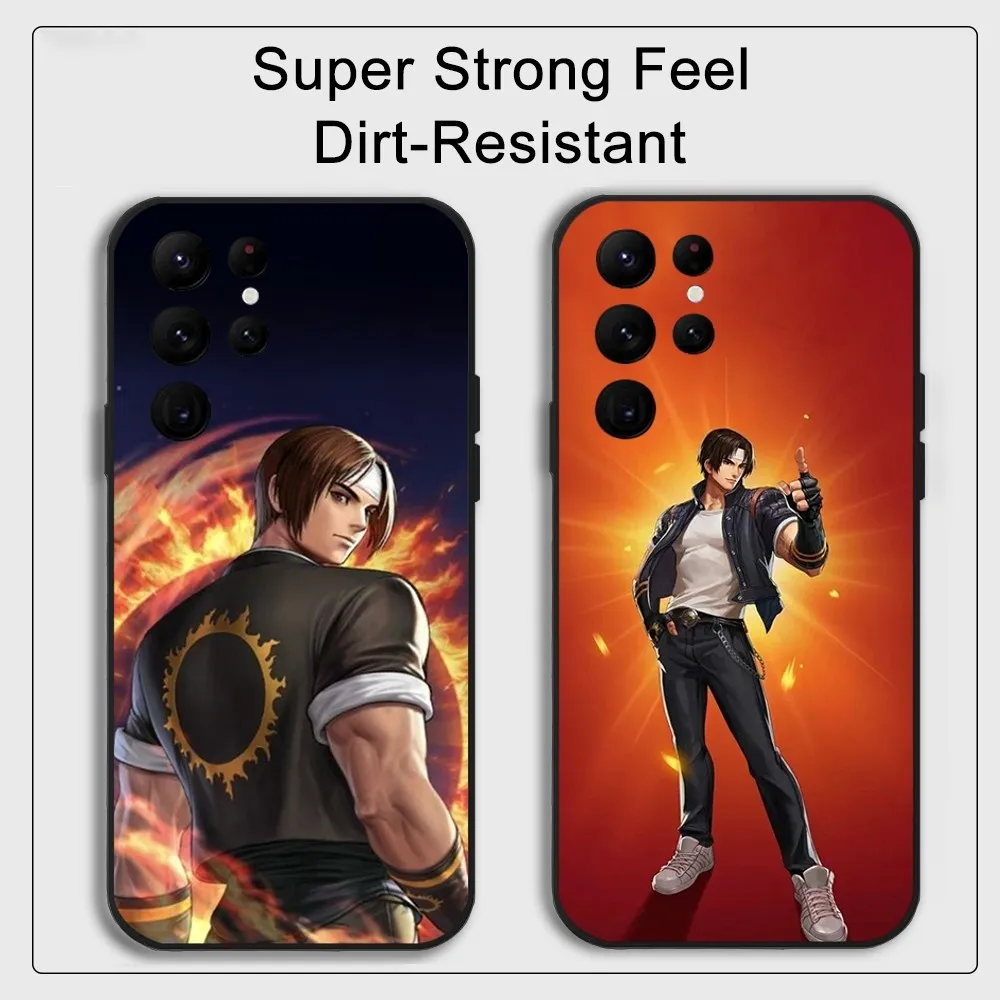 K-King Of Fighters K-Kyo Kusanagi Phone Case Samsung S series s20 s21 s22 s23 s24 FE Plus Ultra TPU Soft to Skin-friendly case