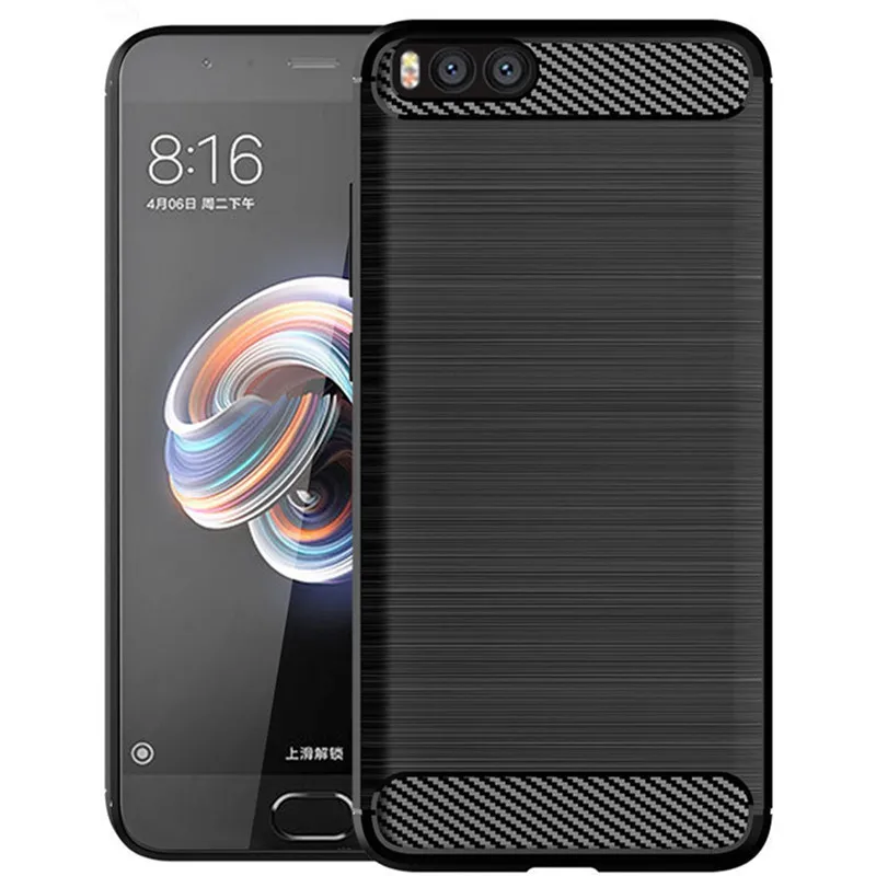 For Xiaomi Note 3 Mi Note3 Silicone Case Luxury Carbon Fiber Skin Case For xaomi mi note 3 Mi Note3 Soft Phone Cover