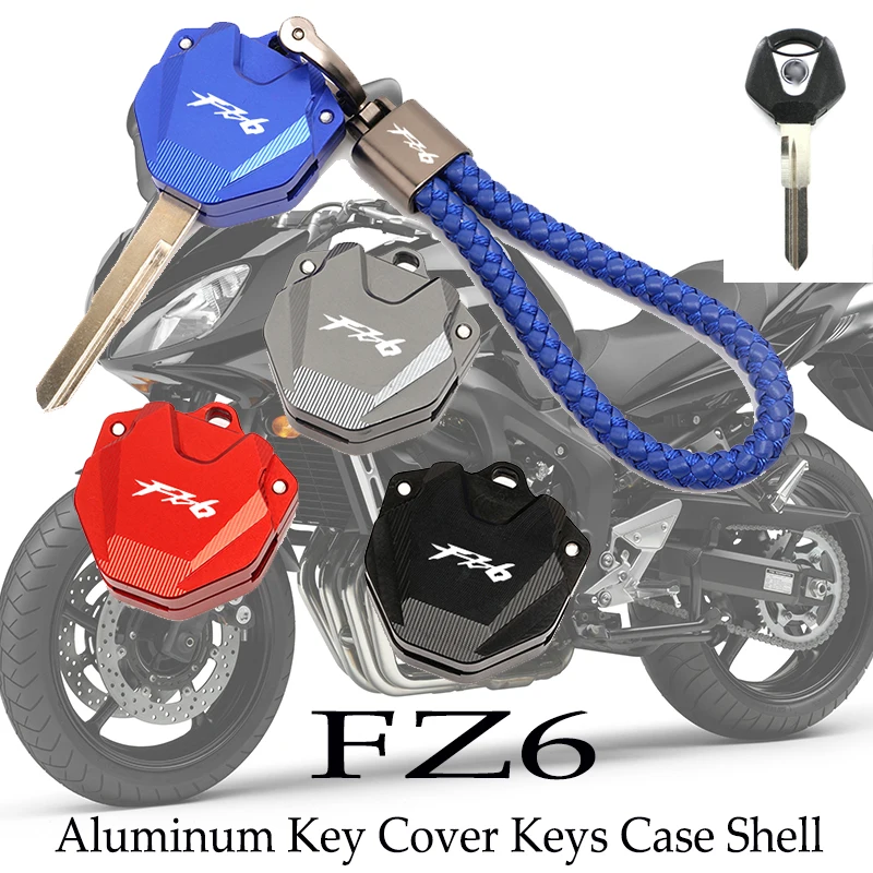 2026 sell well For Yamaha FAZER FZ6 FZ06 FZ6N Motorcycle CNC Key Case KeyChain Key Cover Shell Key ring accessories Explosions