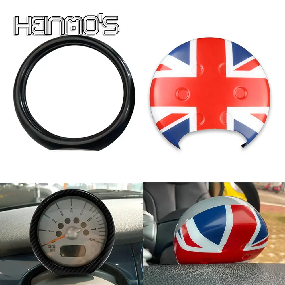 For Mini Cooper S R50 R52 R53 Interior Front Tachometer Cover car Sticker Auto Interior Decorative protection Accessories