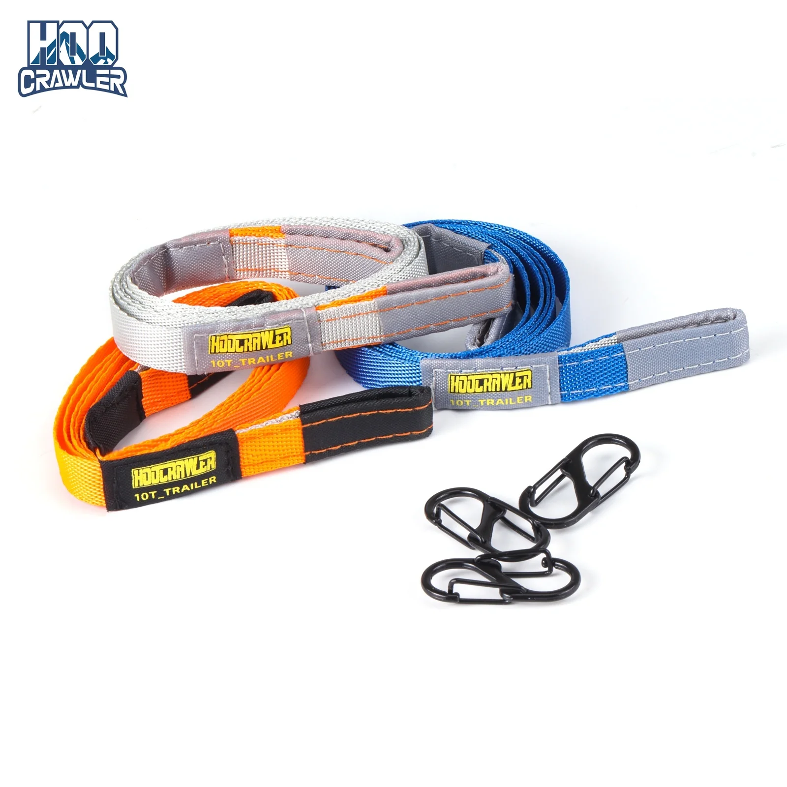 RC Tow Strap Simulated Tow Rope with Hooks Mini Scale Rescue Rope for 1/8 1/10 1/12 1/14 RC Crawler Trucks Model Cars Decoration