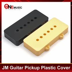 2Pcs Guitar Pickup Cover for JM Pickup Jazz Master Pickup Pole Spacing 10.23mm Plastic Cover Black/Cream/White