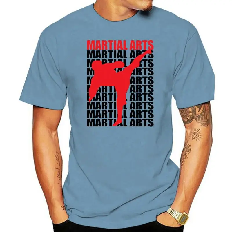 Martial Arts T-shirt For Men Dropshipping Short Sleeve Cotton Plus Size Custom Team Tee 4XL 5XL 6XL