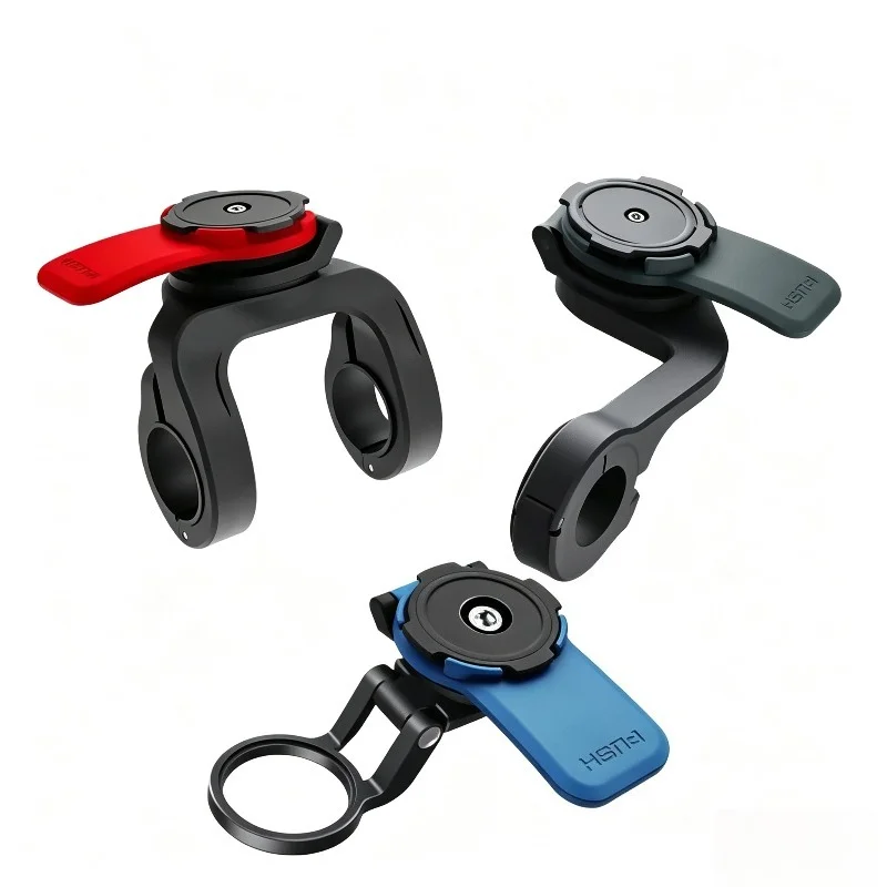 Fahrrad-Handyhalterung mit Universaladapter, einfach und abnehmbar, rutschfest für Motorrad, Elektrofahrrad, Roller und Mountainbike