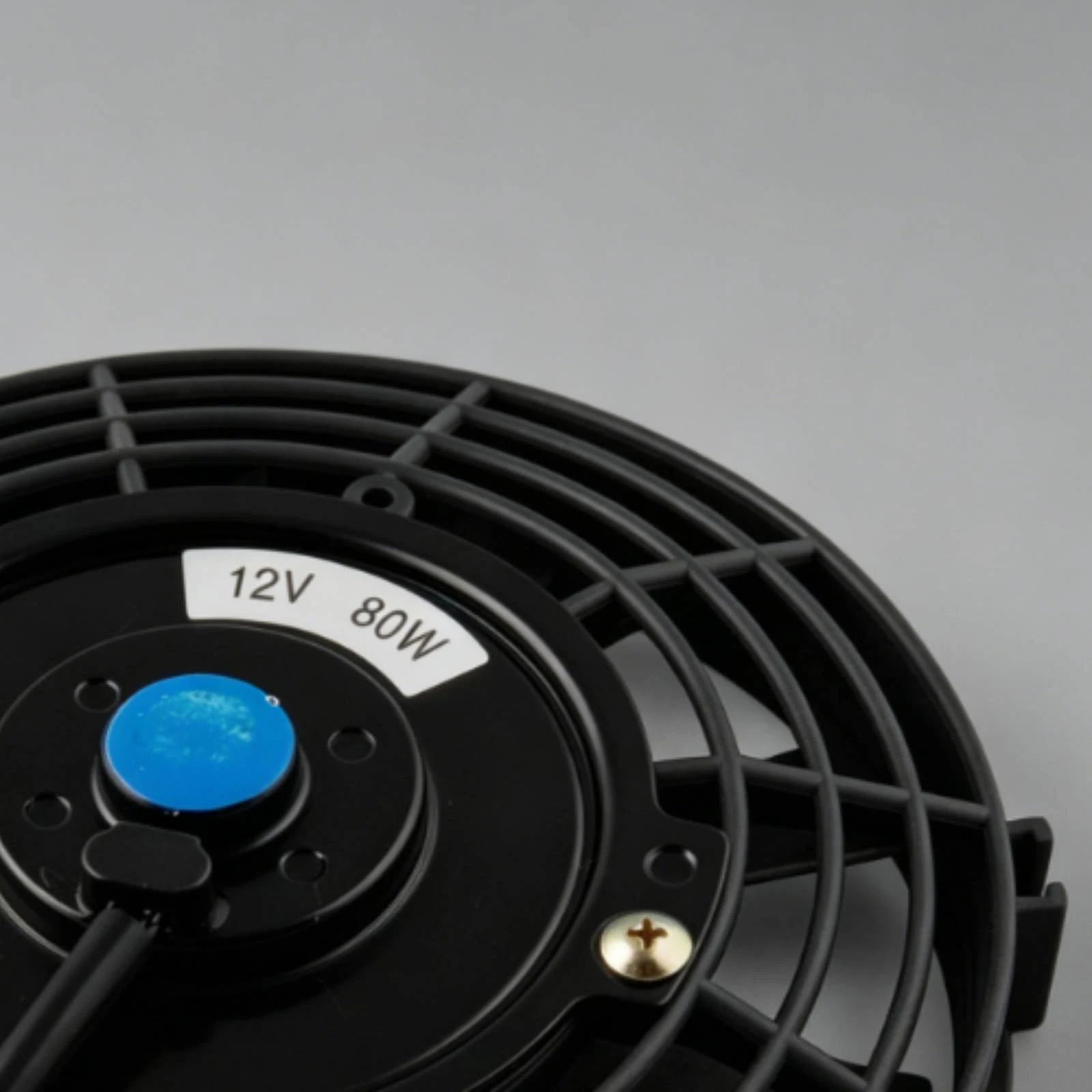 12-Inch Cooling Fan 80W Automotive Cooling Fan Vehicle Hardware Wired Lead Plug-and-Play