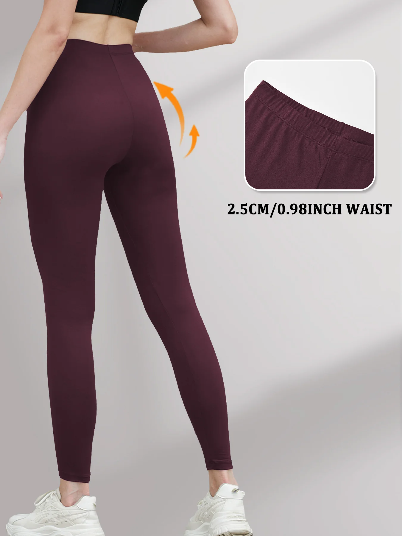 Women'S Super Soft Leggings,High Stretchy No See Through  Pants，for Casual Attire, All-Season