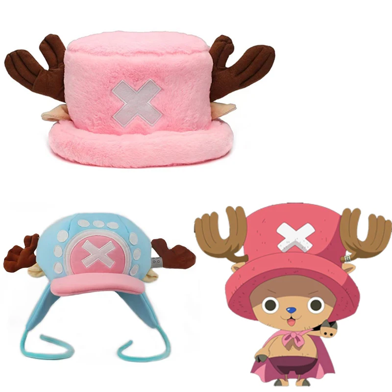

Anime Kawaii Tony Tony Chopper Cosplay Cute Plush Cotton Hat Adult Men And Women Soft Comfortable Caps Accessories Outdoor Party