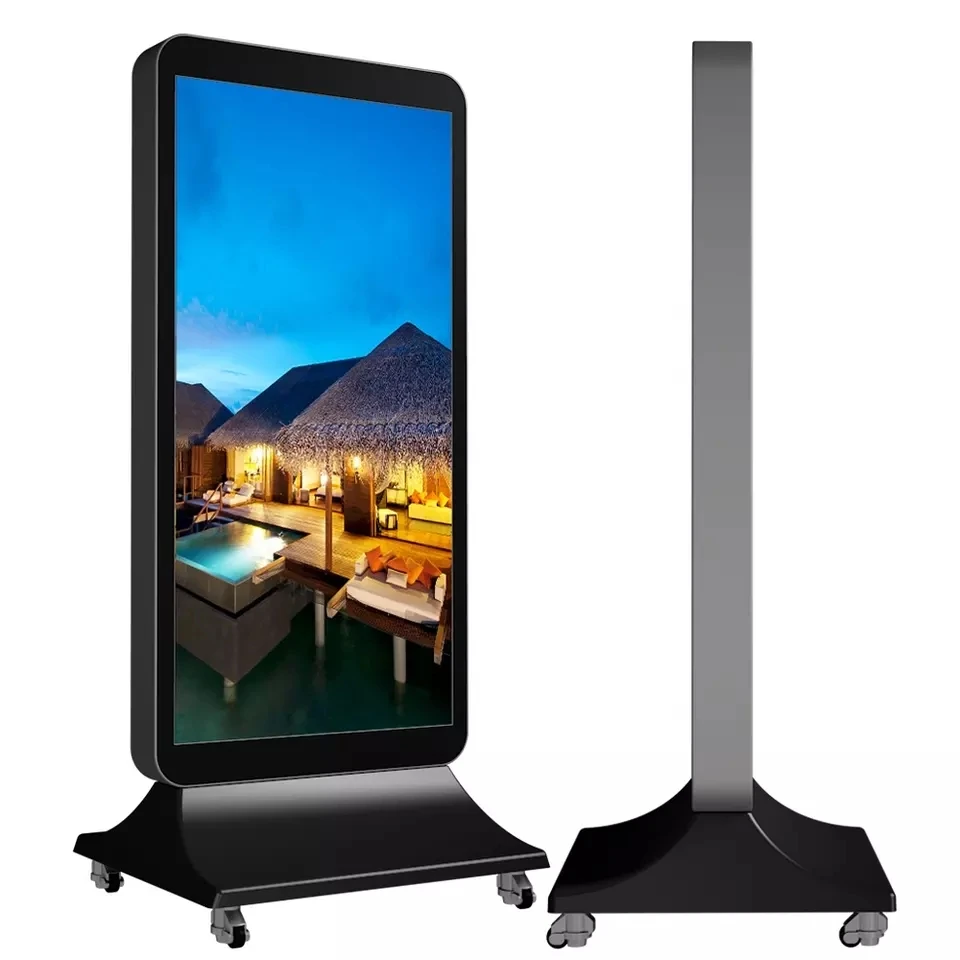 واي فاي التحكم ملصق Led الإضاءة في الهواء الطلق القطب عرض شاشة الإعلان شاشة التجزئة في الهواء الطلق ملصق