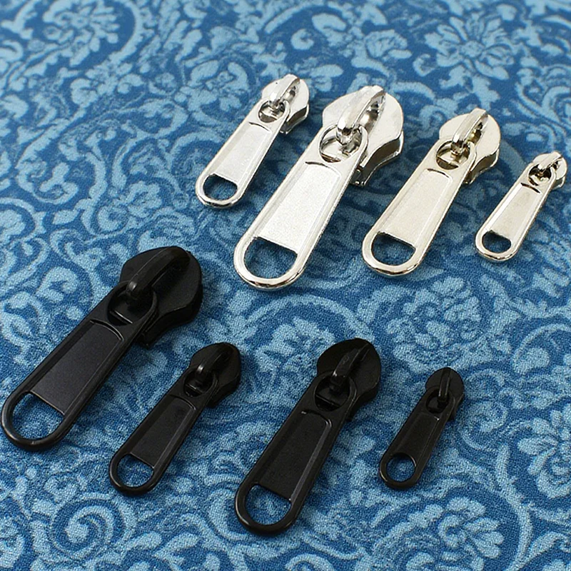 

Meetee 5 - 30Pcs 3# 5# 8# 10# Nylon Zipper Sliders Pull Head for Bags Clothes Zips Repair Kits DIY Sewing Accessories