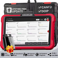[Lifetime free update] KINGBOLEN K8 Elite Bi-Directional Scanner Full Systems Diagnostic Scan Tool,34 Reset ECU Coding,CAN FD