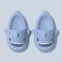 Men Shark Slippers Summer Women Slides Home Bathroom Flip Flops Couples Soft Anti-Skid Shoes Adults Outdoor Cute Beach Sandals 4
