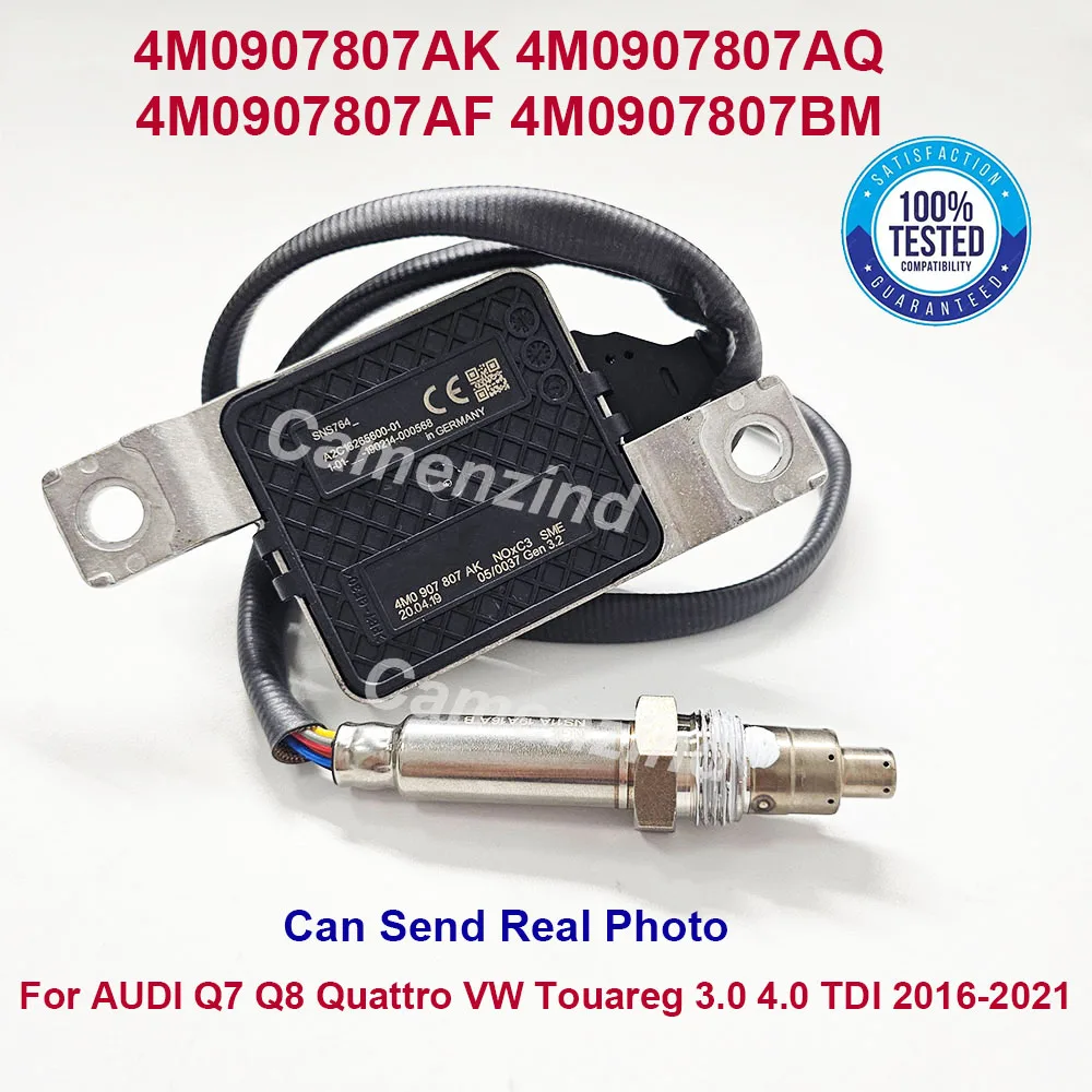 

Датчик оксида азота (NOx) 4M0907807AK 4M0907807AQ 4M0907807AF 4M0907807BM для A-UDI Q7 Q8 V-W Touareg 3.0 4.0 TDI 2016-2021