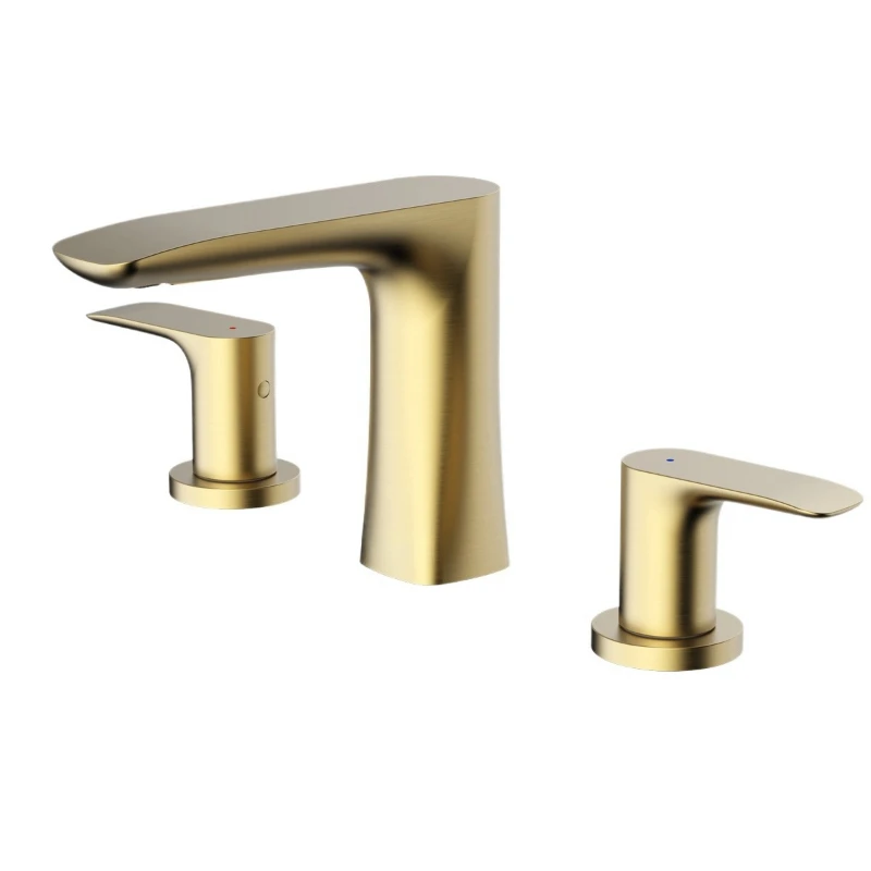 

Basin faucet All copper household, double hot and cold faucet split type, basin faucet