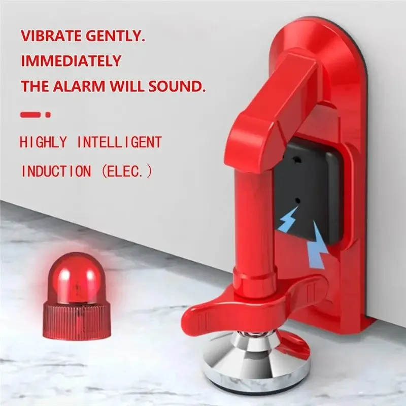 Portable Alarm Door Stopper Door Stopper For In-Travel Inward-Opening Door Security And Alarm