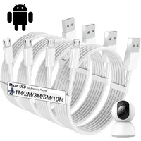 1m/3m/5m/10m Extra Long Micro Usb Fast Charging Cable for Samsung Xiaomi Android Phones Camera Monitor Power Bank Data Cord