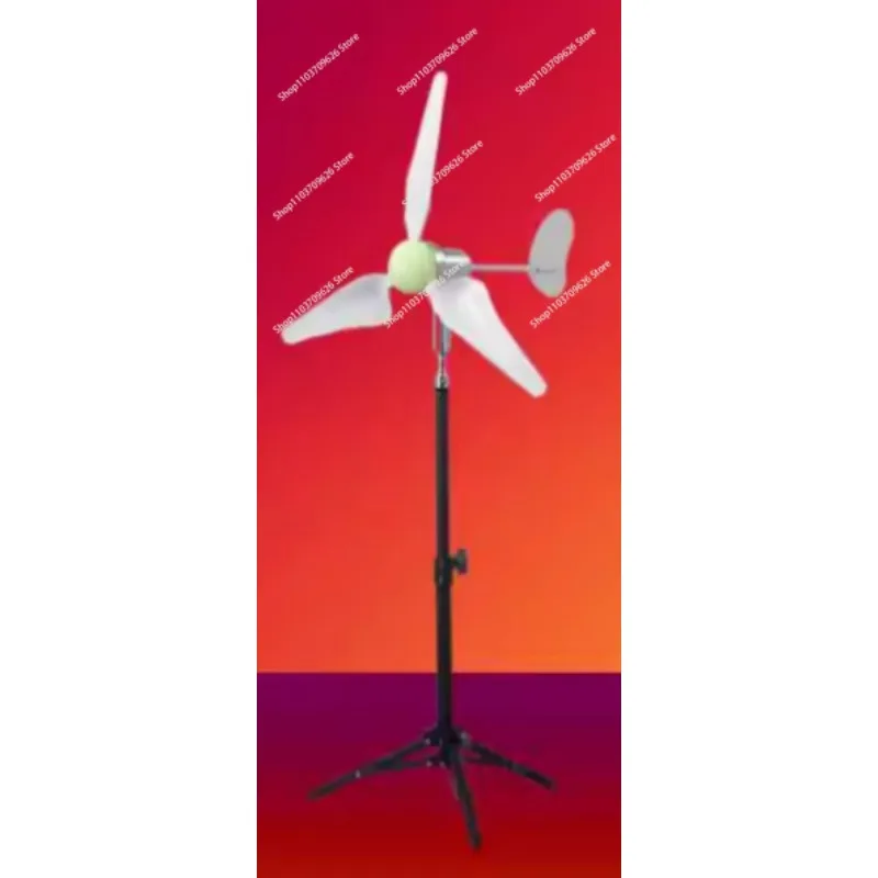 Portable Mini Wind Turbine 1~24VDC Output with USB Windmill for Hiking, Camping, Coreless   Wind Generator 50W