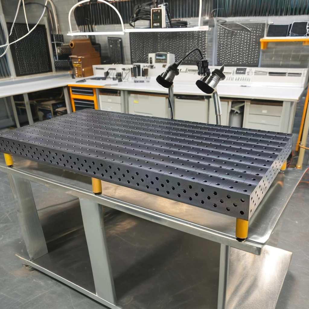 High Quality Customizable 3D Welding Table 16/28mm Hole Diameter Options New Condition Cast Iron/Steel Soldering Stations