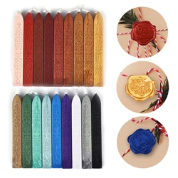 18color Sealing Wax Arrow Core Fire Lacquer Wax Sticks Stick Solid Color Stamps Makings For Sealing Envelopes Invitations Gift ﻿