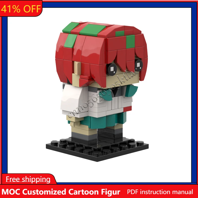 

NEW 206 PCS MOC Customize Machu Brickheaded Models Sets DIY Creative Bricks Education Assembly Toy Kids Gift Collection Display