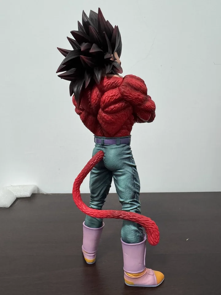 Jt Statue 30cm Dragon Ball Super Saiyan 4 Vegeta Goku Joint Statue Anime Action Figure Custom Desktop Toy Model Collection Gift