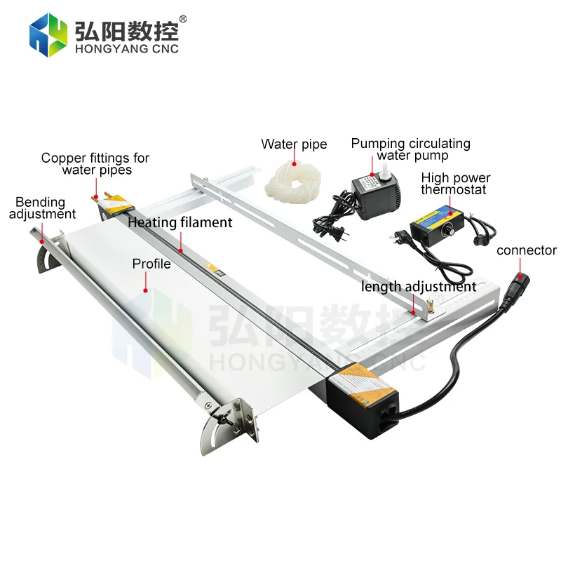 Aggreko Hot Bending Machine With Support 800w 300/600/1250mm Acrylic Pc/Abs/Pp And Other Plastic Sheets