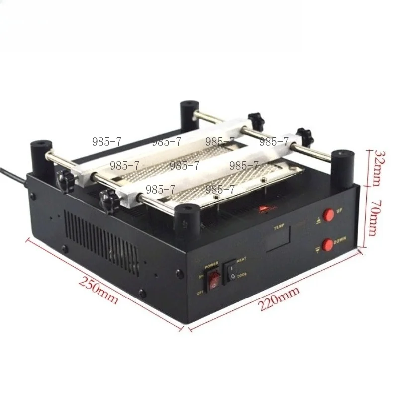 Defroster Repair Tool Kit 853 IR Infrared Preheating Station, 220V Lead-Free Heating Preheater Plate