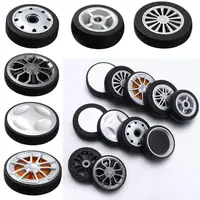 2Pcs Replace Wheels With Screw For Travel Luggage Suitcase Wheels Axles Repair Kit Silent Caster Wheel DIY Repair – view 1