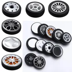 2Pcs Replace Wheels With Screw For Travel Luggage Suitcase Wheels Axles Repair Kit Silent Caster Wheel DIY Repair