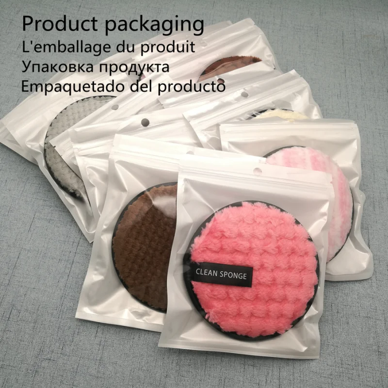 Herbruikbare Makeup Remover Pads Katoenen Doekjes Microfiber Make Up Verwijderen Spons Katoen Cleaning Pads Tool