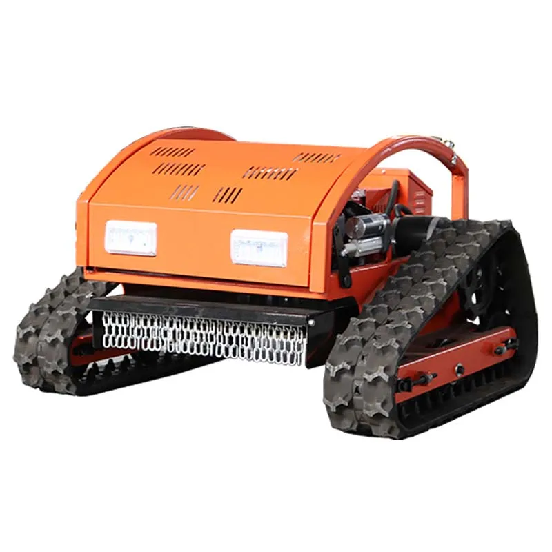 

China Small Crawler Cordless Remote Control Lawn Mower for Sale