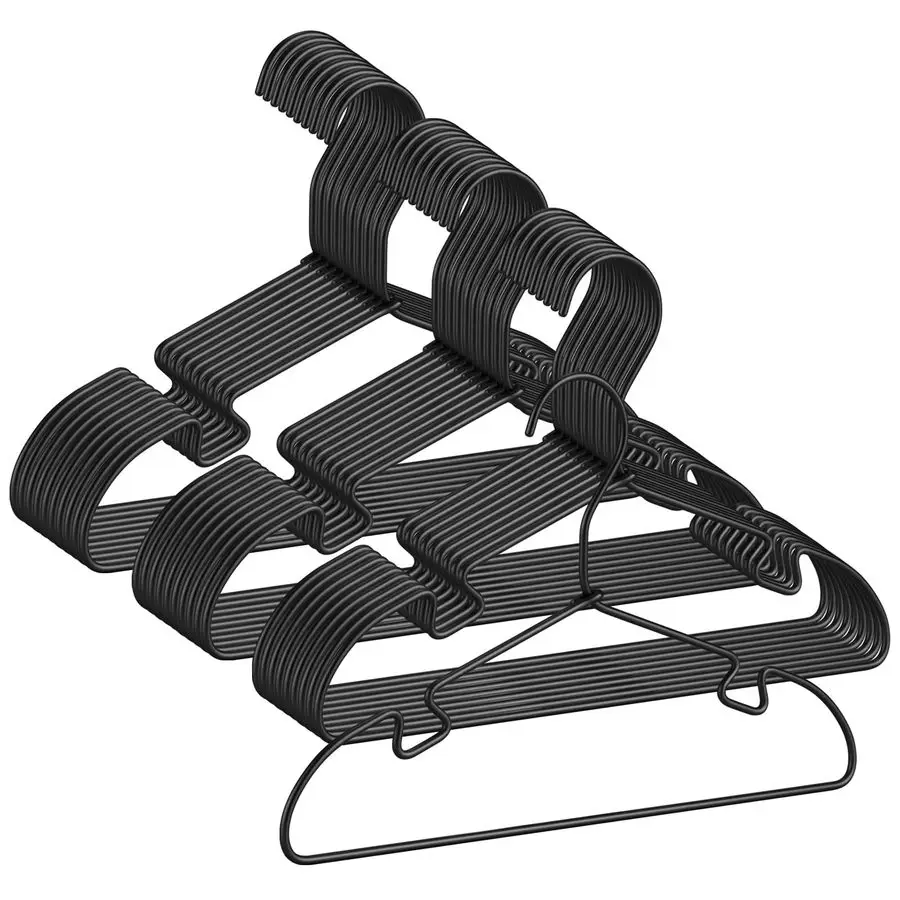 

Aluminum Hangers, 12.6 Inch Kids Baby Hanger, Sturdy Metal Kids Hanger for Wardrobe, Space Saving Toddler Hangers 30 pcs