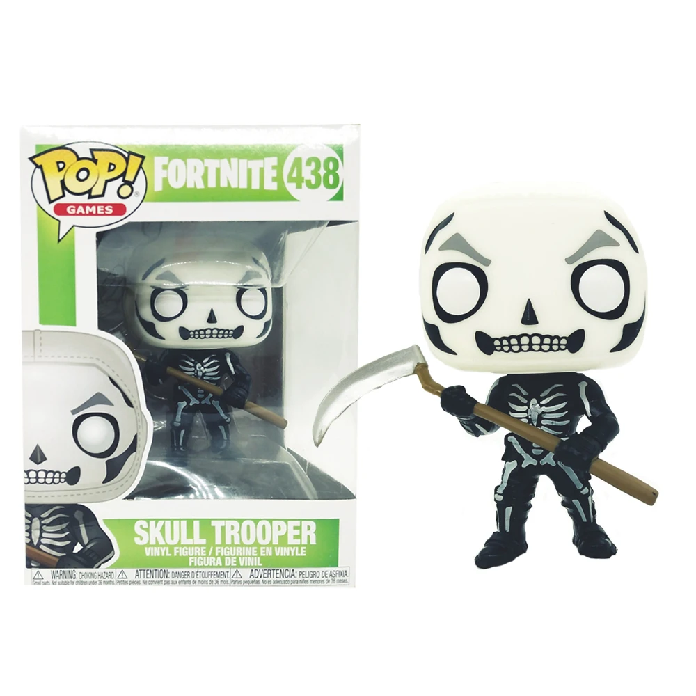 Fortnite Funko Pop Skeleton Cavalry Model Game Figure Skin Series Doll Collect Boys Toys Computer Desktop Accessory Gifts