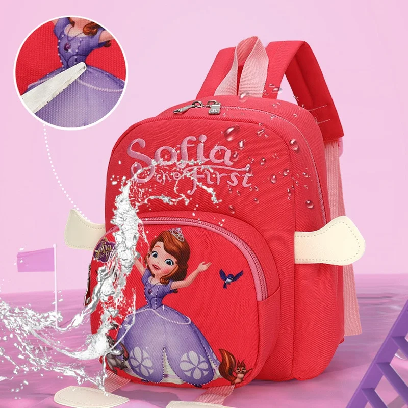 Disney-Sac à Dos Dessin Animé Glace et Neige pour Enfants, Mignon, Grande Capacité, Respirant, Campus, Fille, Nouveau, 2024