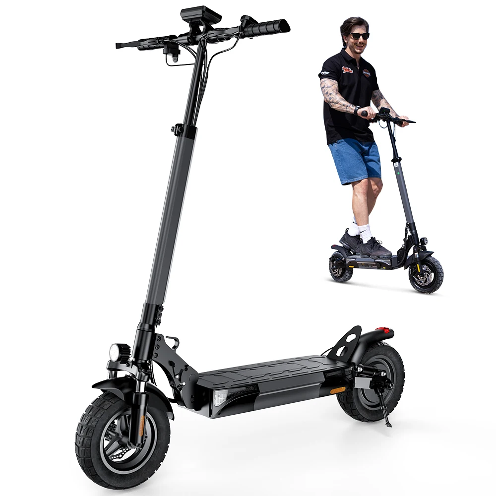 iScooter W9 10-inch All-Terrain Elektrische Scooter 1000W Motor 48V14Ah Batterij 45 KM/H Max Snelheid Opvouwbare E-Scooter
